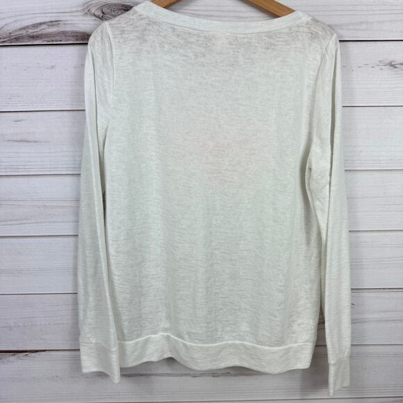 Victoria's Secret Bombshell Burnout Long Sleeve Tee Womens Medium FLAW - Picture 3 of 6